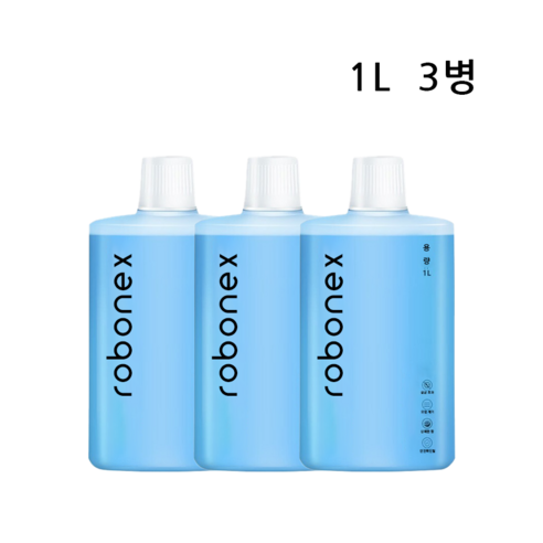 로보락 호환 세제 로봇청소기 클리너 세척액 1L 다이너 컴퍼니, 3개