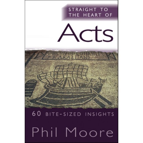 (영문도서) Straight to the Heart of Acts: 60 Bite-Sized Insights Paperback, Monarch Books, English, 9781854249890