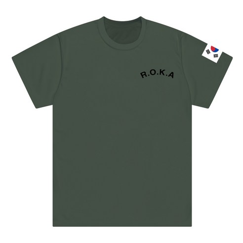 로카 ROKA 육군 아미 쿨링 라운드 반팔 티셔츠 빅사이즈 남성 여성 S-7XL 아미반팔티