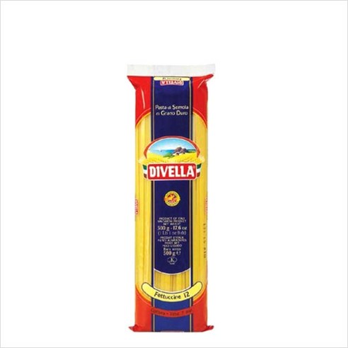 디벨라 페투치네 12호 500g 스파게티 파스타, 4개