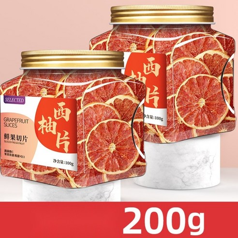 건자몽 100g x 2팩 자몽 말린거 건조 말린 건조칩 건과일 슬라이스 자몽칩, 2개