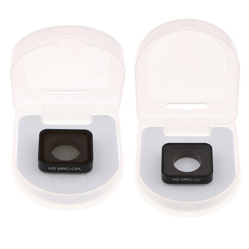 2x UV/CPL 컬러 필터 키트 렌즈 보호대 GoPro Hero 7 6 5 카메라, 설명, 설명 설명, 설명