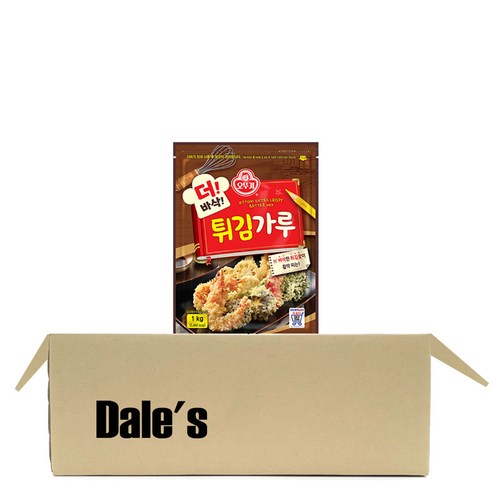 데일즈기획 오뚜기 더 바삭 튀김가루, 1kg, 2개