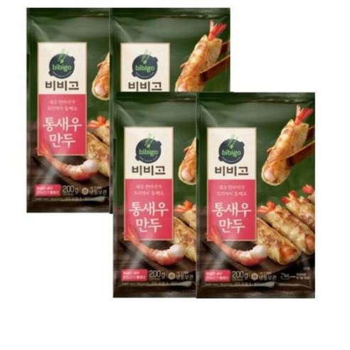 [신제품] CJ 비비고 고메 통새우 만두, 200g, 4개