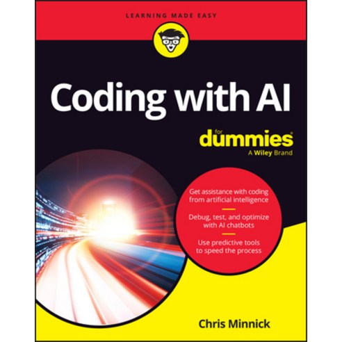 (영문도서) Coding with AI for Dummies Paperback, English, 9781394249138