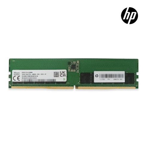 팀그룹ddr5 추천 최고 성능을 자랑하는 HP 메모리 16GB DDR5-4800 ECC UDIMM RAM (인기 브랜드 순위, 가격 비교)