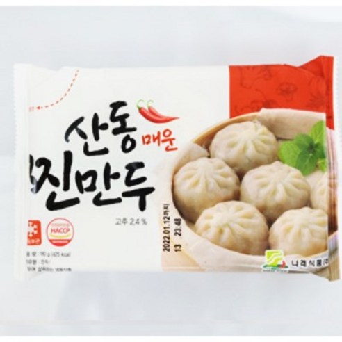 전자렌지 산동 매운 포자찐만두 10개(6입 180g), 180g, 1개  Best 5