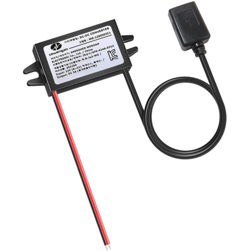 DCDC컨버터 변환기 Converter 12V to 5V 3A USB 15W, 1개