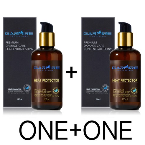 가르미르 프리미엄 데미지케어 컨센트레이트 헤어 샤이니 에센스 120ml+120ml (ONE+ONE) 행사제품, 2개, 120ml
