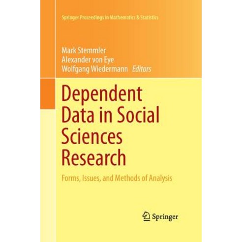 (영문도서) Dependent Data in Social Sciences Research: Forms Issues and Methods of Analysis Paperback, Springer, English, 9783319372273