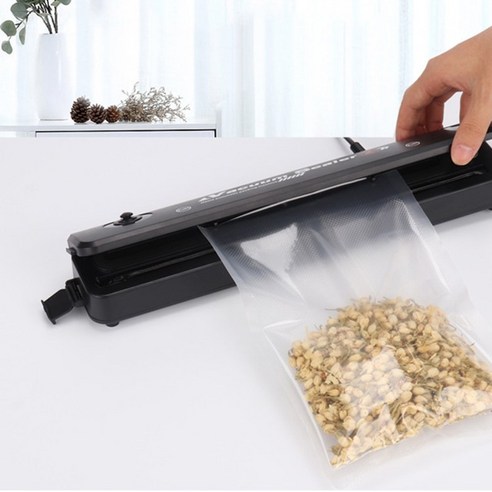 업소용진공포장기 진공압축기 비닐밀봉기 진공 포장기 45kpa 강력한 흡입 자동 휴대용 식품 보존 작은 플라, 01 EU 플러그