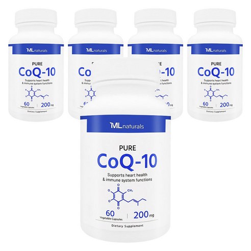My Life 내추럴스 코큐텐 CoQ-10 200mg, 60정, 5개