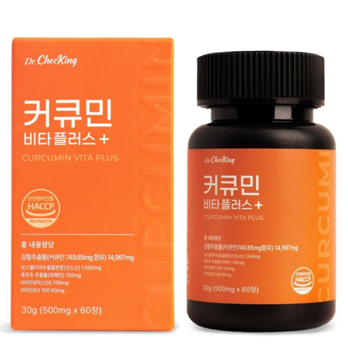 닥터채킹 커큐민 비타플러스 30000mg, 1개, 60정