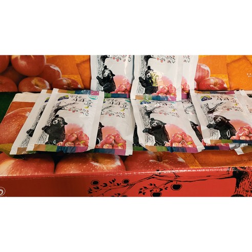 지리산의 건강함을 담은 100% 천연 반달곰사과 사과즙