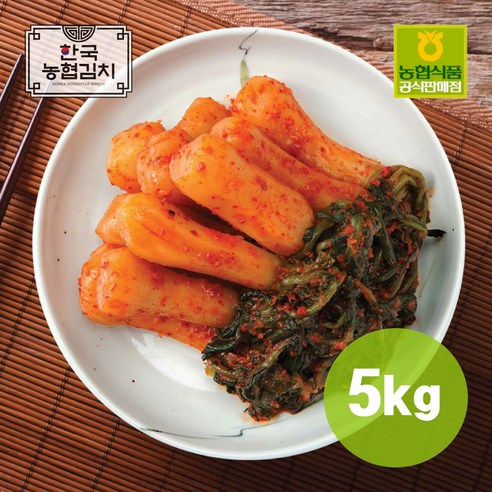 농협식품 국내산 100% 한국농협김치 총각김치 5kg, 1개