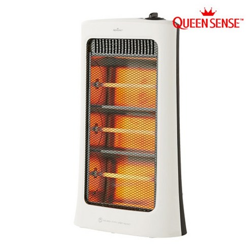 퀸센스 3단 석영관 전기 히터, QSH-QC160, 혼합 색상