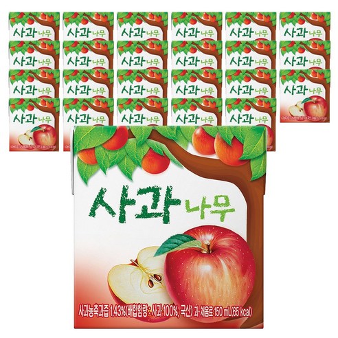 서울우유 사과나무, 150ml, 48개