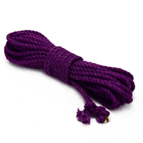 6.0mm 황마로프 칼라 주트로프 (30color) 로프, 17.DEEP PURPLE