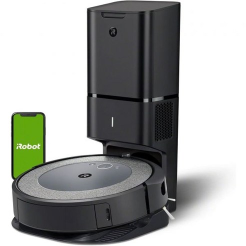 iRobot Roombai3+ EVO (3550) 자체 비움 로봇 진공 – 이제 스마트 매핑으로 방별 청소 최대 60일 동안 스스로 비움 Alexa와 협력 애완동물 털 카펫, Roomba i3+