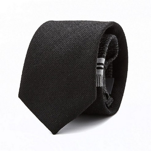 그레이 띠원포인트 넥타이