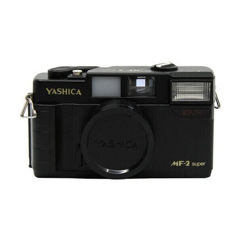 Yashica MF-2 Super DX 35mm 필름 카메라 공장 박스에 새 제품, 1개