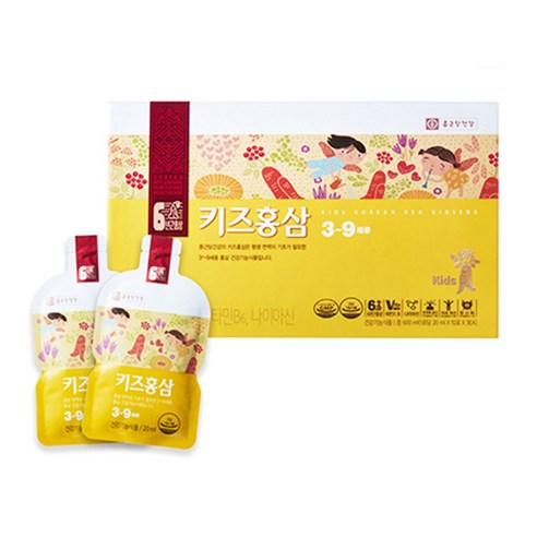 종근당건강 홍삼 유아홍삼 키즈홍삼 20ml x 30포