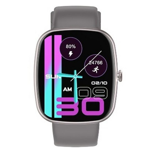 FDUCE 스마트 워치 Z139, 블루투스, 45*39mm, 그레이