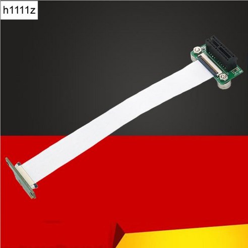 PCIE 3.0 X1 라이저 케이블 Express-PCI-E 슬롯 101525cm FPC 연장 LED 전원 표시기 마그네틱 풋 패드, 1개