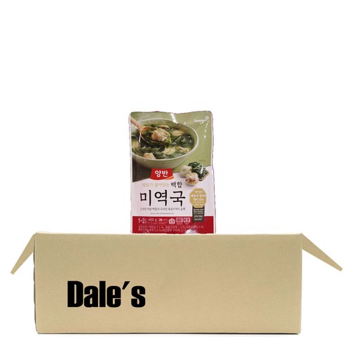 데일즈기획 동원 양반 백합 미역국, 1개, 460g