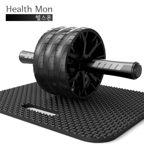 헬스몬 AB슬라이드 AB 휠 롤아웃 코어 복근 뱃살 빼는 운동기구, 단품