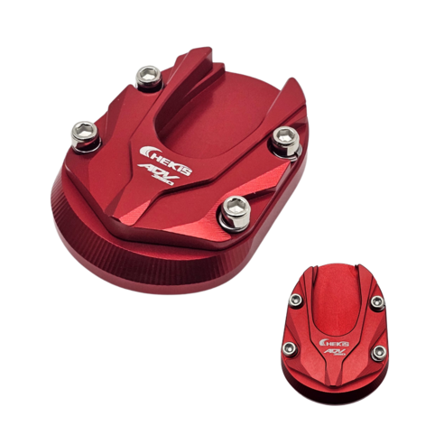 CHEKIS ADV350 발판클립 말발굽 사이드스탠드 로고각인 CNC 스탠드클립, 레드, 1개