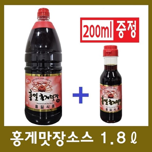 홍게액젓1.8리터 1개 + 맛장500 1개 꽃게액젓 편스토랑 및 이영자 파김치 비법, 1, 1800ml