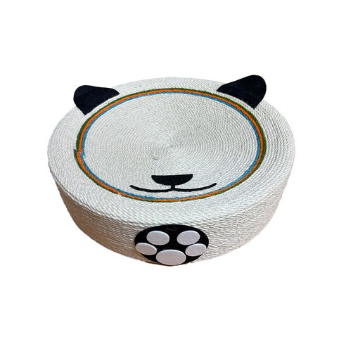 뉴프렐류드 고양이 원형 컬러 스크래쳐 40X10cm, 1개, 강아지