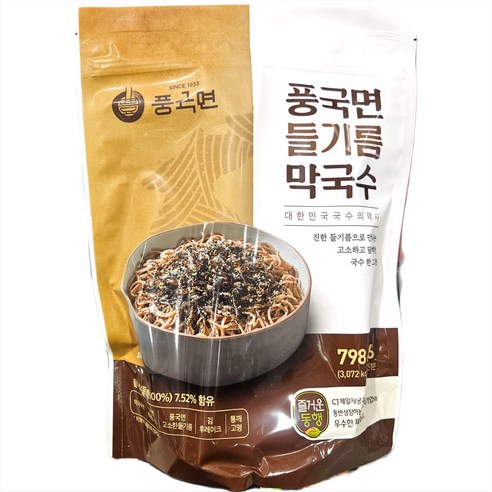 픙국면 들기름 막국수 6인분 798g
