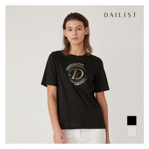 올리비아로렌 로고 티셔츠__MDBASYM3261 Best Top3