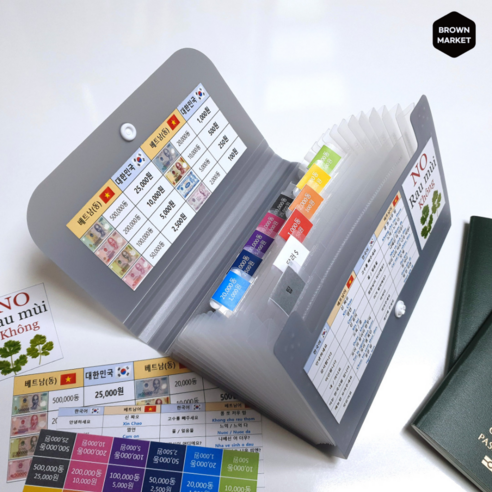 여행의 추억을 담은 특별한 동지갑