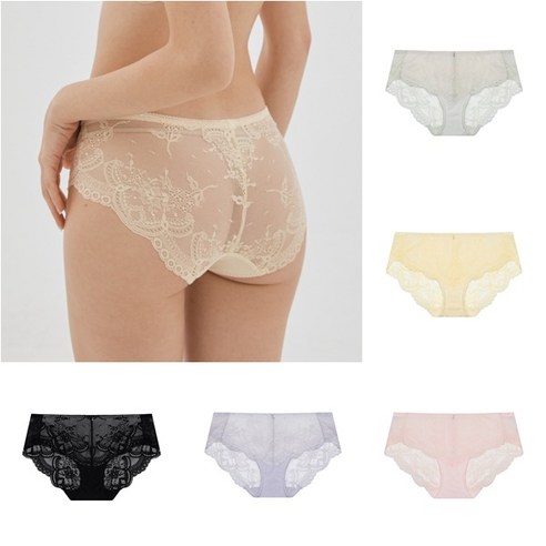 섬세한 아름다움이 피어나는 순간, 에블린 블린 레이스 팬티 신상 컬러의 매혹 에블린팬티