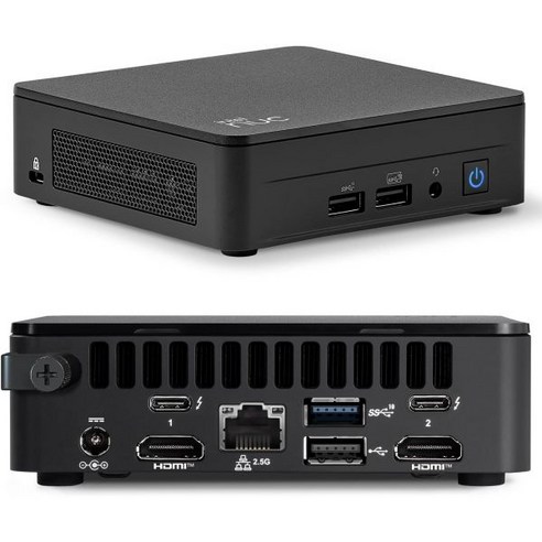 인텔 NUC 13 아레나 캐니언 미니 PC NUC13ANKi5 데스크톱 컴퓨터 HTPC 13세대. Intel Core i5 1340P 코어 12개 4P+8E 스레드 16개, 16G RAM 1T SSD, Thin, 16GB