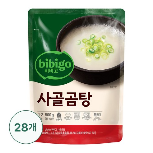 비비고 사골곰탕 500g x 28개