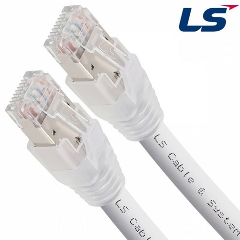LS전선 CAT.7 S/FTP 랜 케이블 2m 회색 23AWG 10Gbps, 2m, 1개, 회색