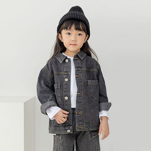 바브키즈 청자켓