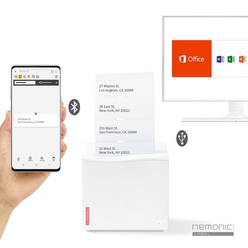 네모닉 택배 송장 라벨 프린터_MIP-001LW, 1개