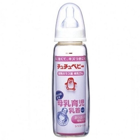 (쭈쭈베이비)모유육아유리젖병 (240ml), 없음, 1개