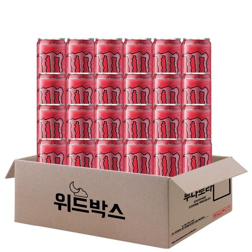 [위드박스] 몬스터 에너지 드링크 355ml (파이프라인펀치24), 24개  Best 5