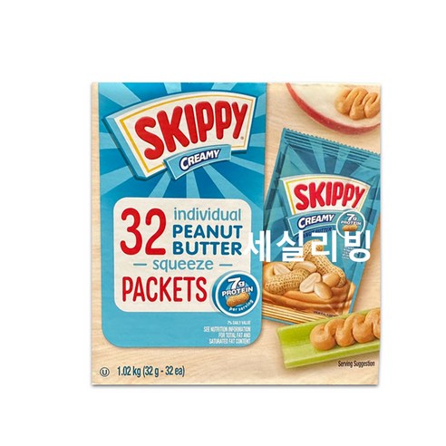 스키피 크리미 땅콩버터 32GX32, 32g, 32개