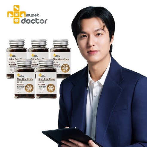 [마이펫닥터] 슬림원츄 강아지 영양제 다이어트 간식 곤약 관절 80g, 5개