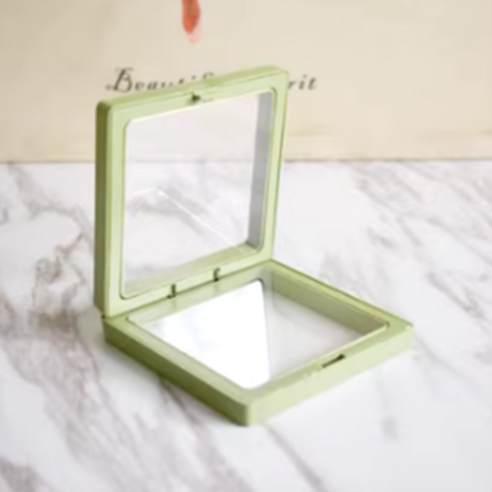 리빙홈데코 주얼리 악세사리 보관함 진열 케이스 10P 선물포장, 7x7cm, 10개, 그린