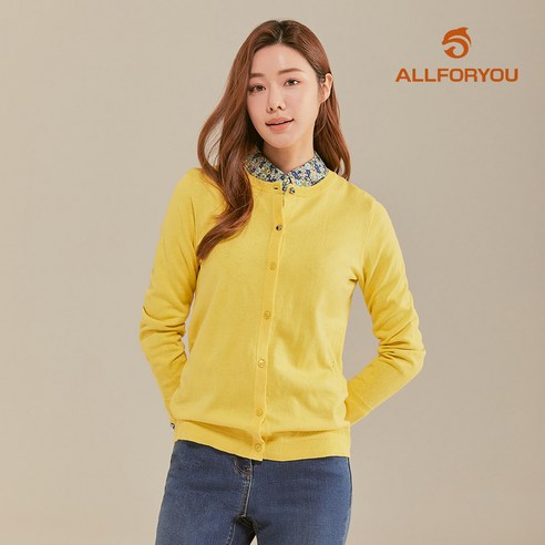 [올포유] [모델착장]여성 라운드 가디건 ALSCK1421-203