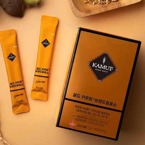 황금빛 카무트 효소로 되찾는 가벼운 하루