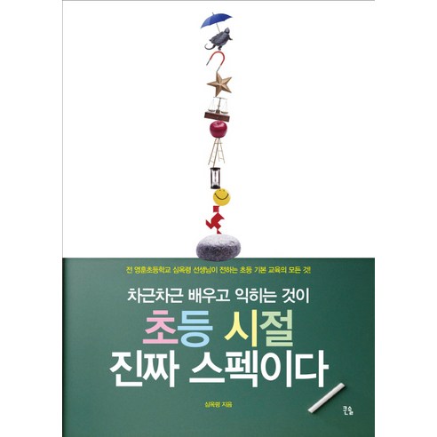 차근차근 배우고 익히는 것이 초등 시절 진짜 스펙이다:전 영훈초등학교 심옥령 선생님이 전하는 초등 기본 교육의 모든 것, 큰솔